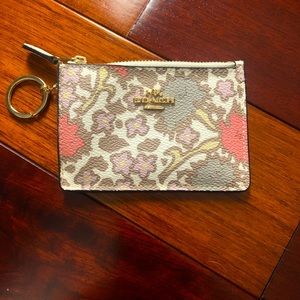 Coach Floral Card Wallet